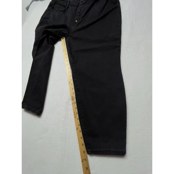 Good American GLEAF739BT Women’s Plus Sz 20-26 Faded Black Stretch Skinny Jeans - Picture 10 of 13